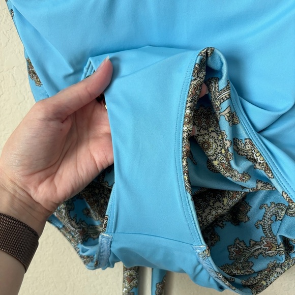 ZIMMERMANN Fiesta Square Link One-Piece Boho Printed Swimsuit Size 1 - Picture 15 of 15